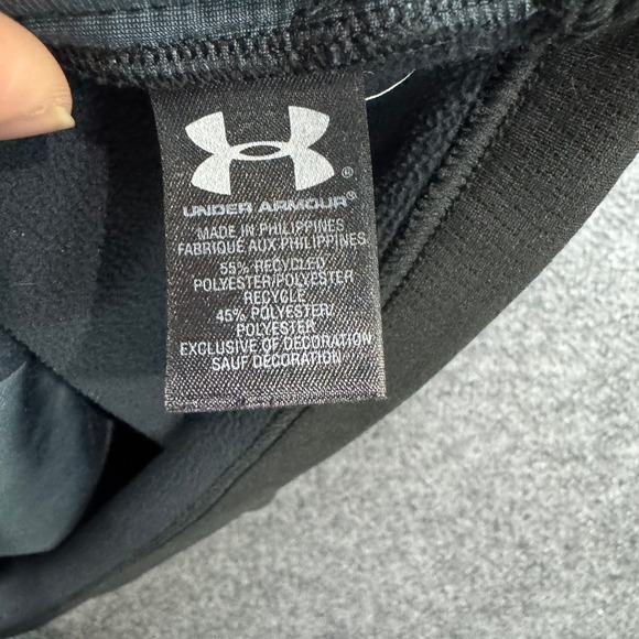 Under Armour Sweatshirt Men's Size 2XL Black 1/4 Zip AllSeasonGear Pullover - Picture 2 of 15